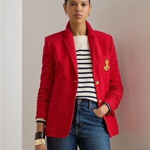 Bullion Jacquard Blazer
 Gold Accents